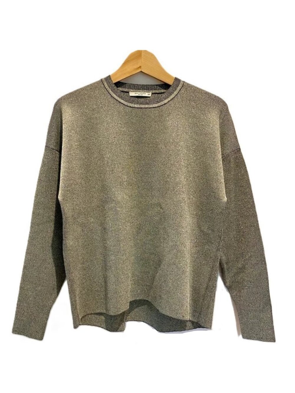 M.M. LaFleur Para Sweatshirt in Silver Knit, size XS/S